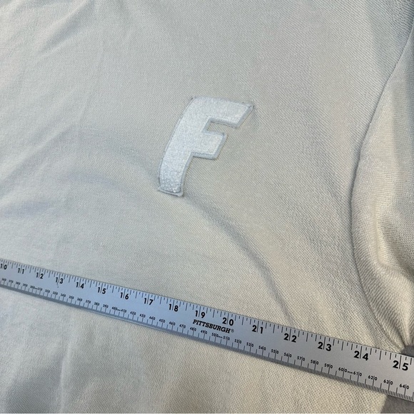 Fairplay Terry Crew Neck Ivory Sweatshirt Mens Size XL Extra Large - Picture 4 of 7